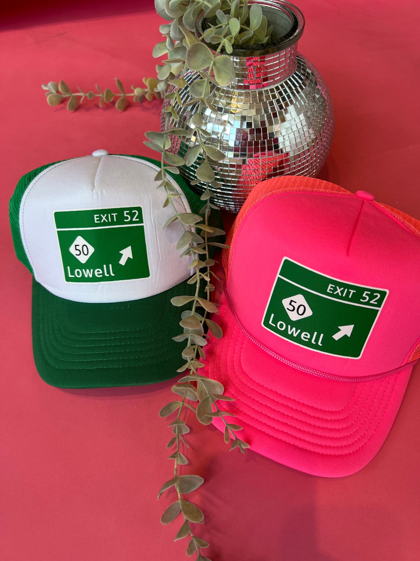 Lowell Exit Trucker Hats