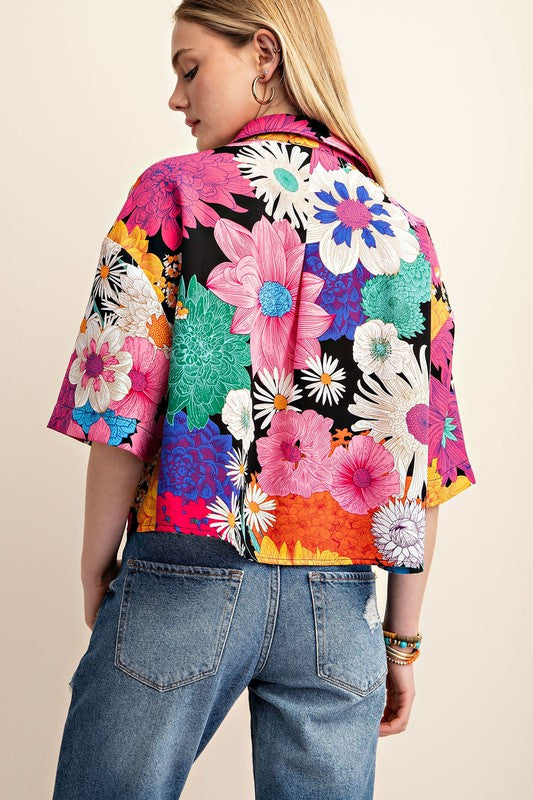 Funky Floral Top