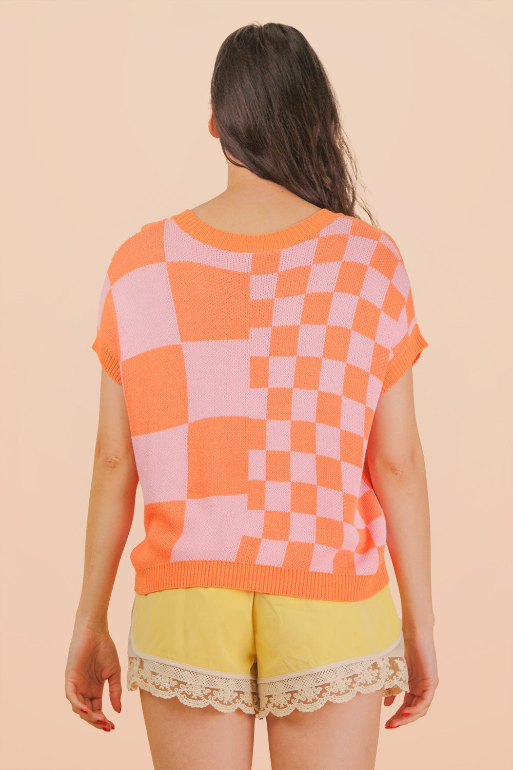Mango Check Top