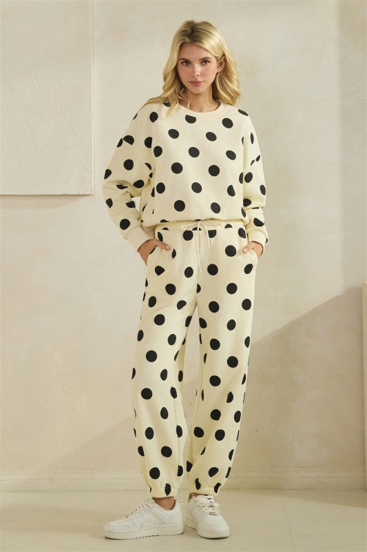 Polka Dot Sweatpants