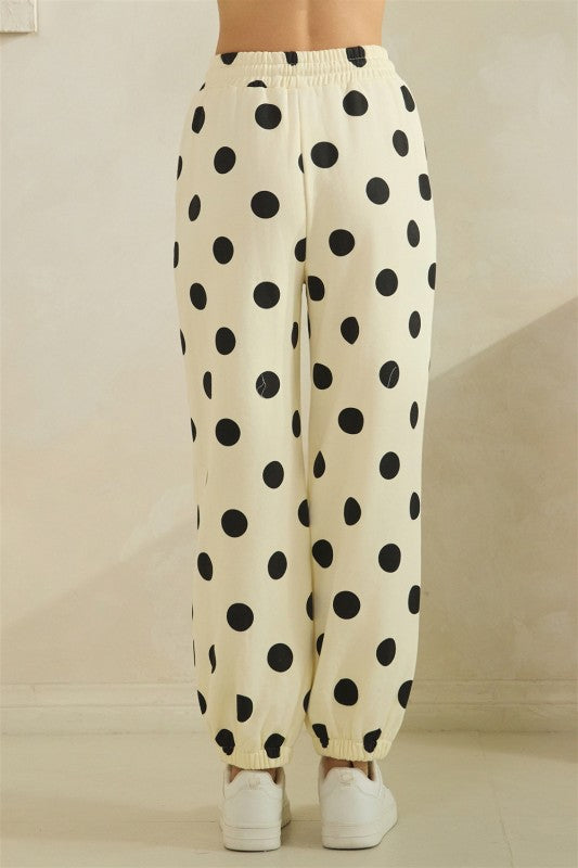 Polka Dot Sweatpants