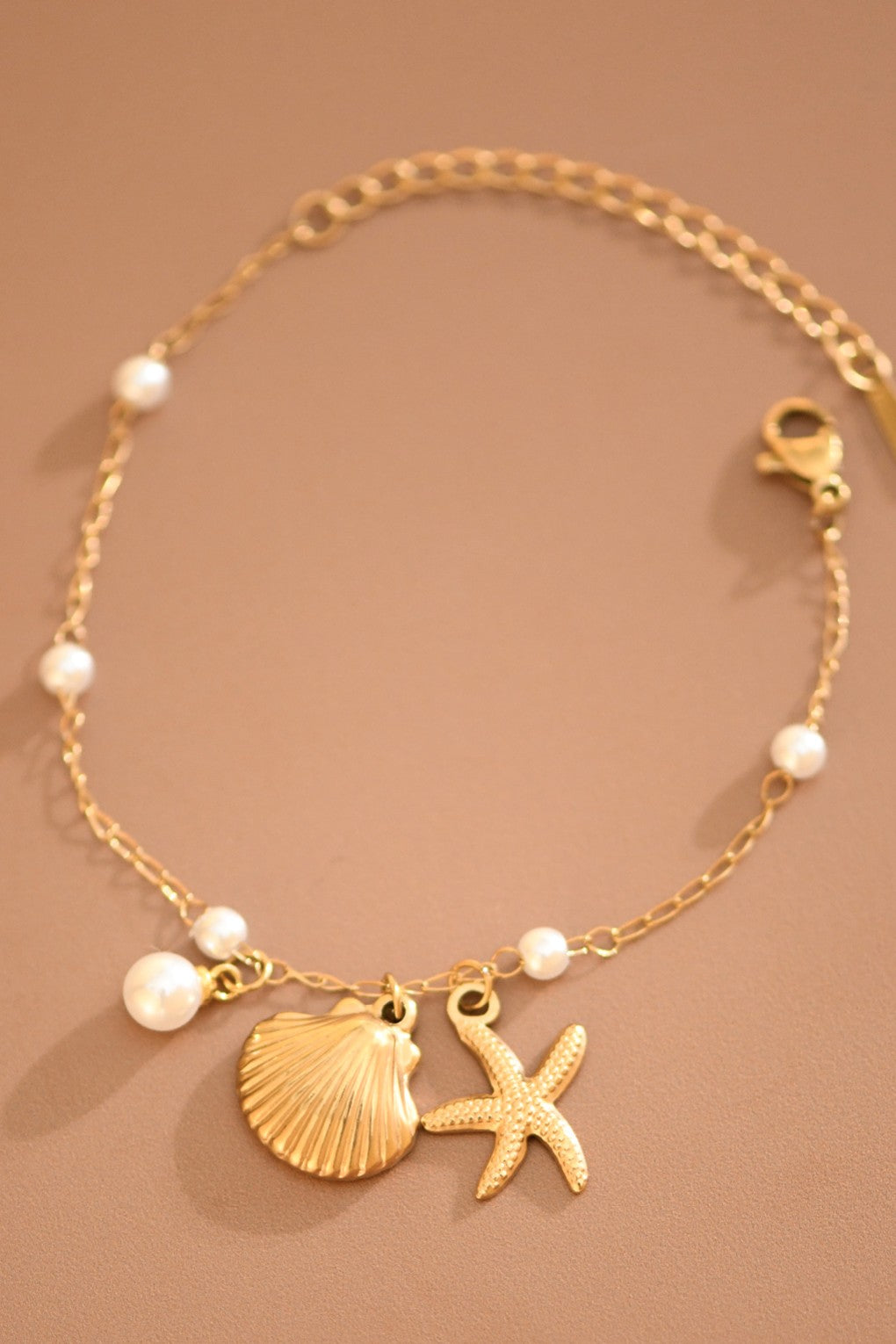 Seashell Charm Bracelet