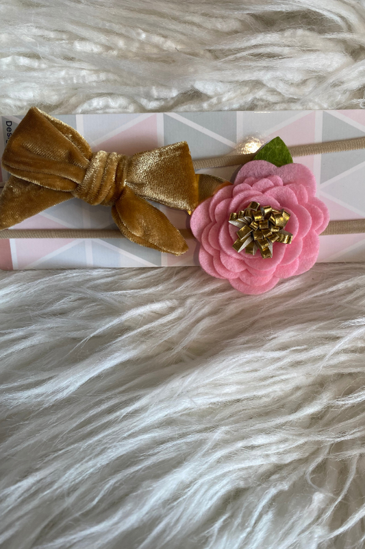 Perfectly Pink Flower Bow Sets