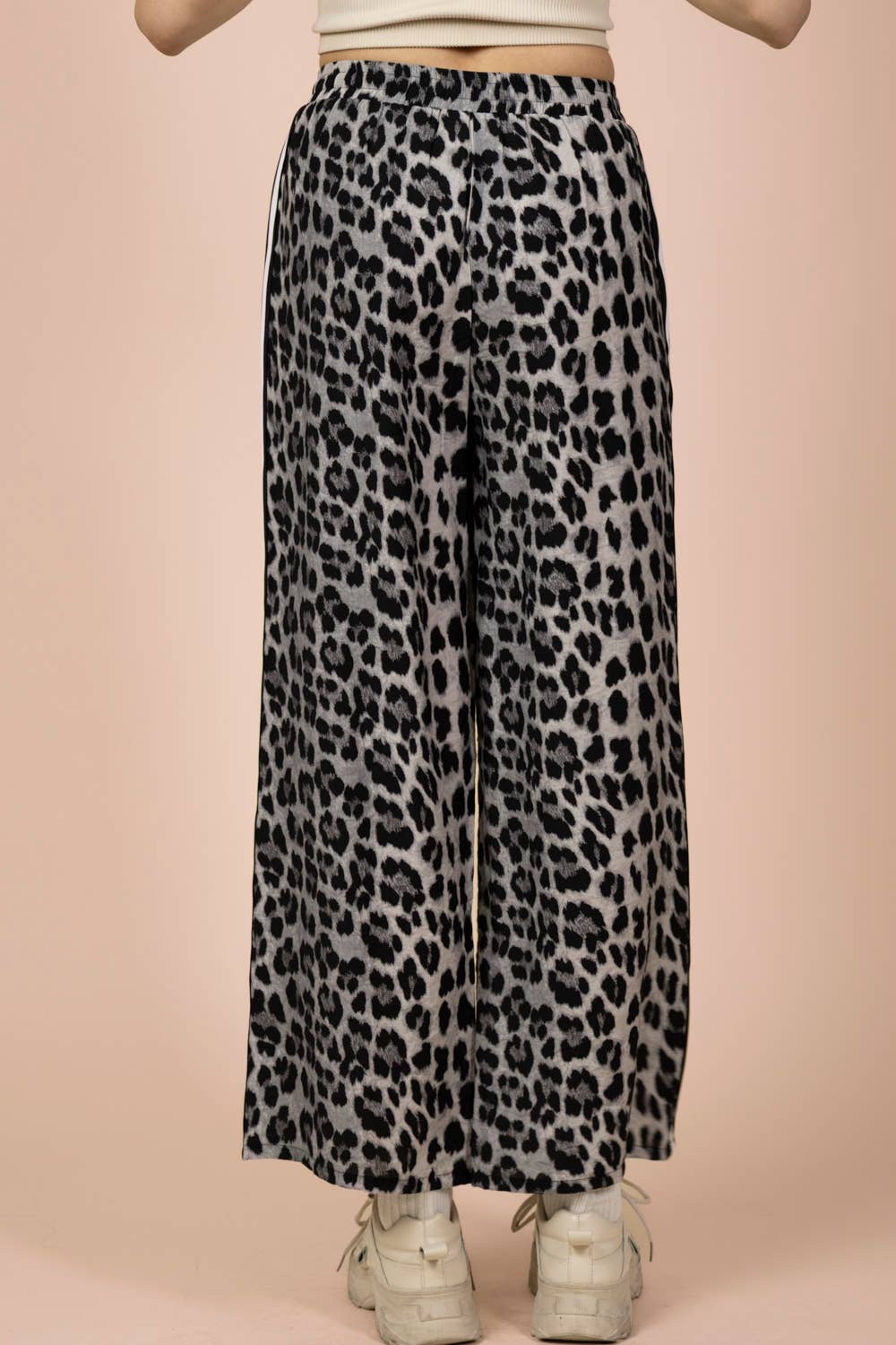 Leopard Wide Leg Pants