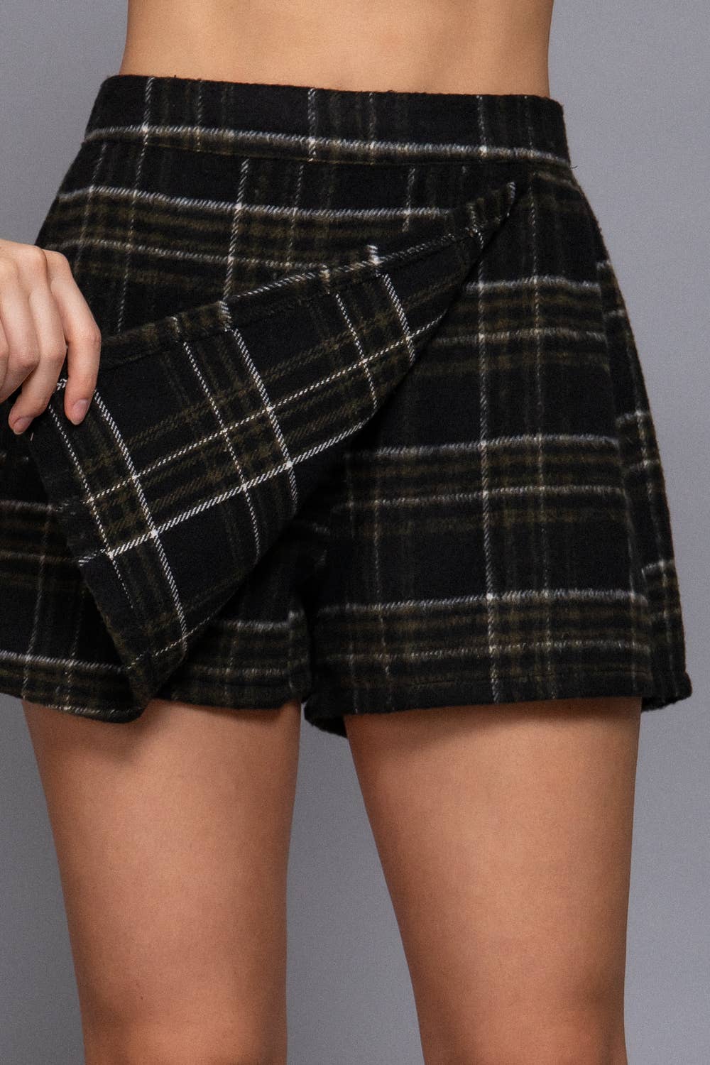 Plaid Skort