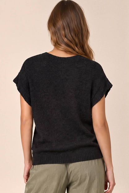 Button Knit Sweater