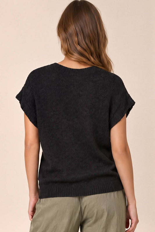 Button Knit Sweater