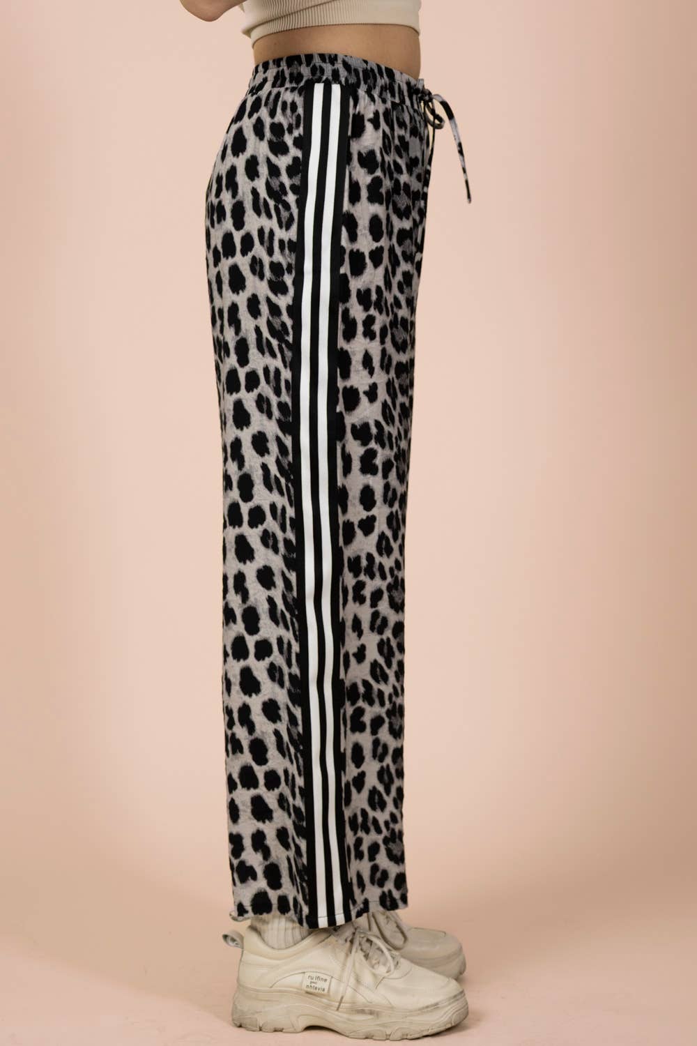 Leopard Wide Leg Pants