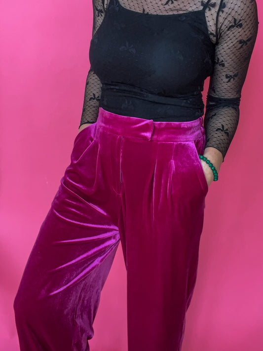 Velvet Party Pants
