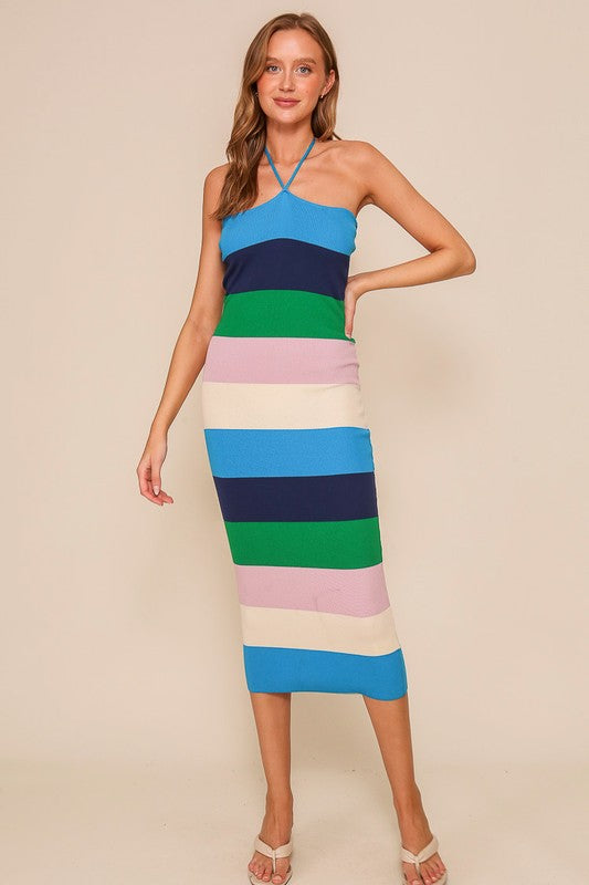Blue Bodycon Dress