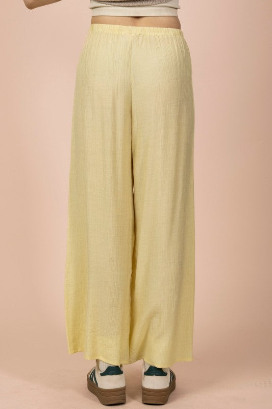 Yellow Woven Pants