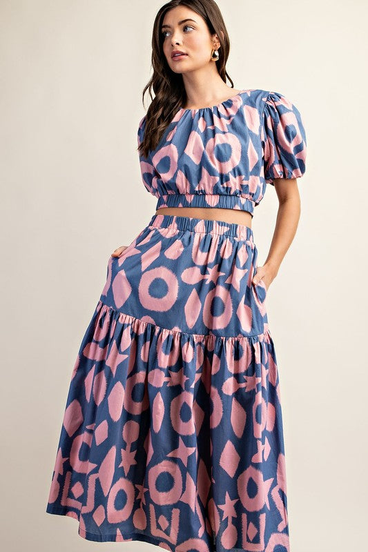 Coral Midi Skirt