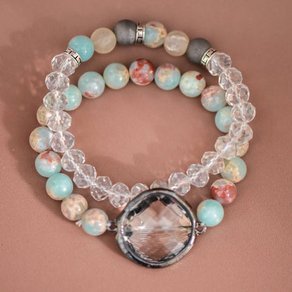Aqua Bracelet Set