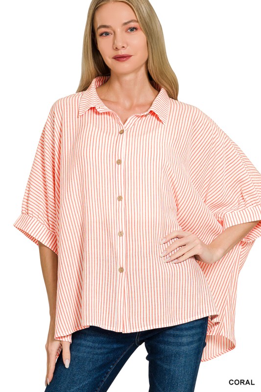 Boxy Button Down