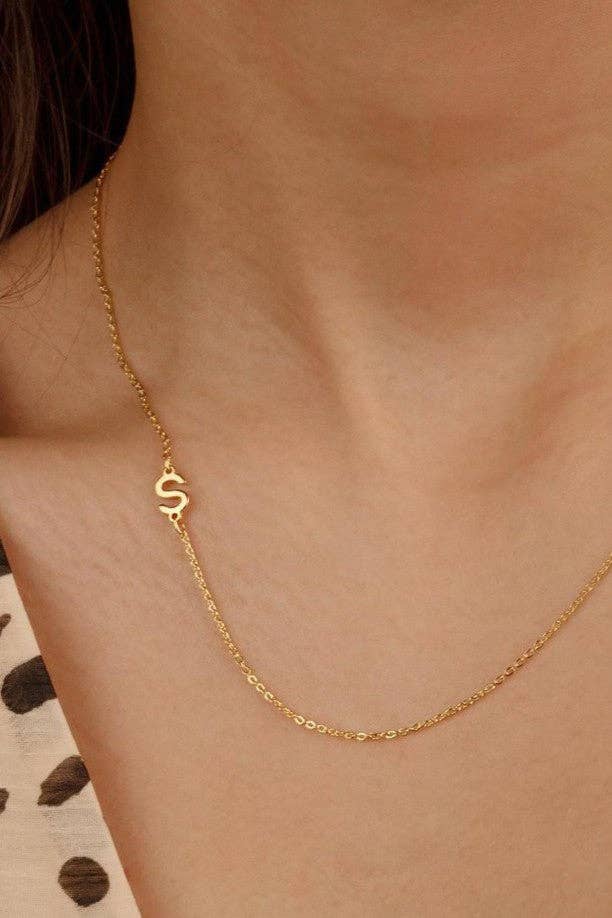 Mini Initial Necklace