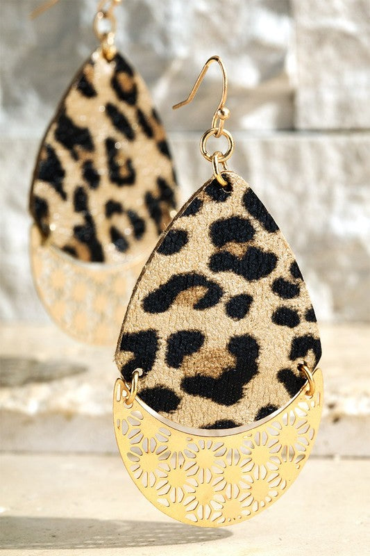 Leopard Earrings