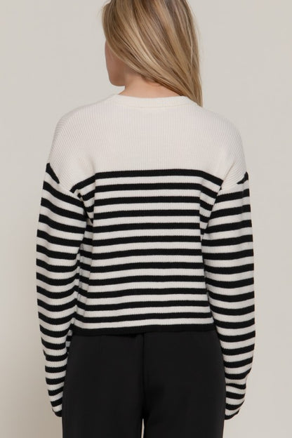 Pearl Stripe Sweater