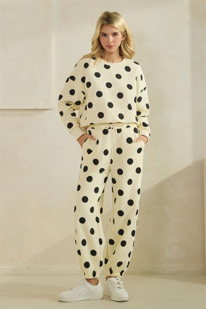 Polka Dot Sweatpants