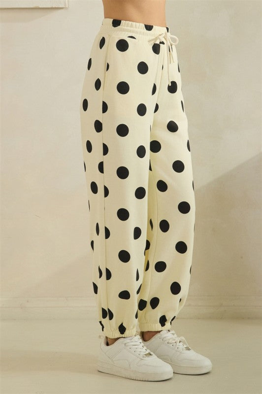 Polka Dot Sweatpants